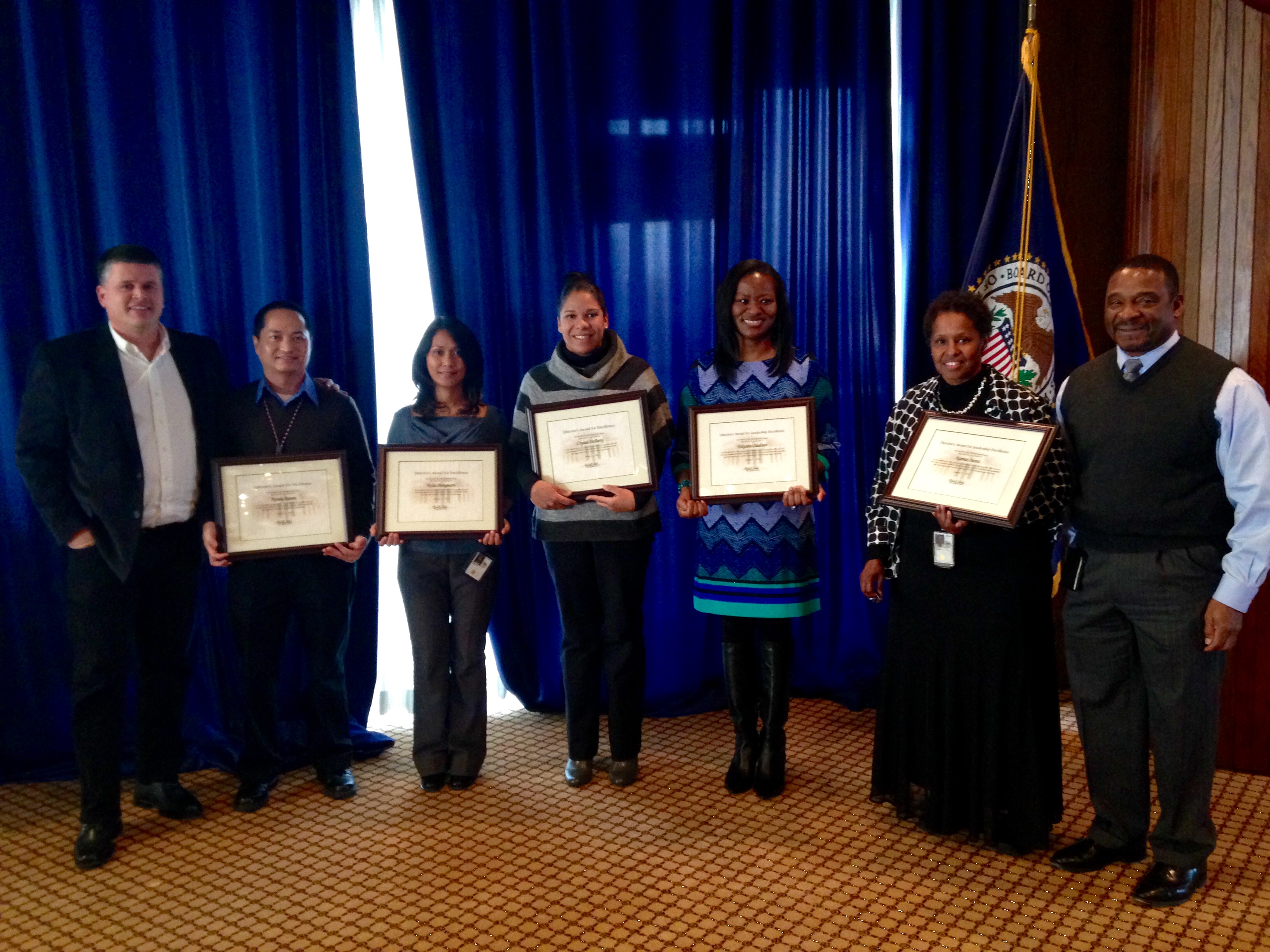 recipients of the 2014 MGT Director’s Award for Excellence team award